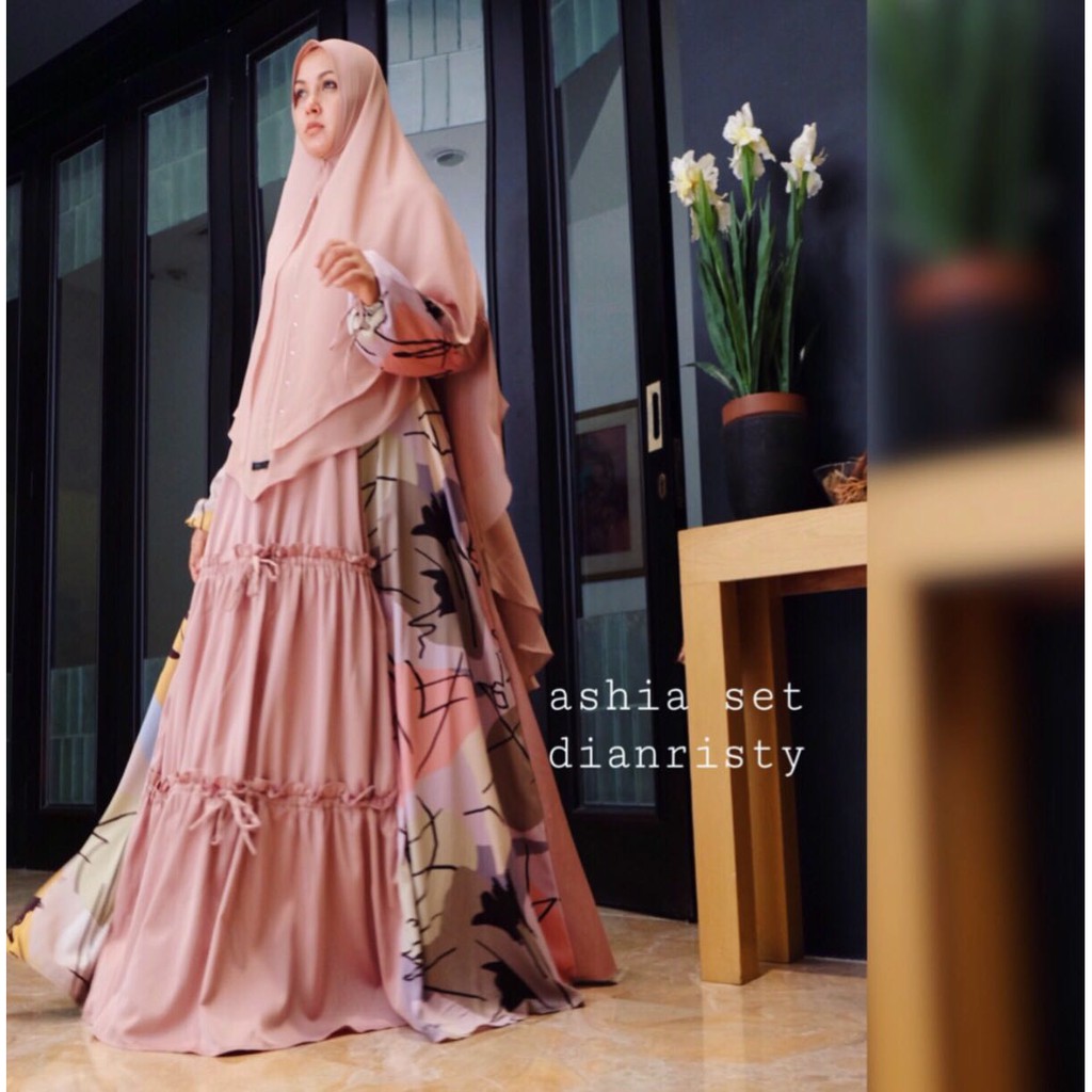 Gamis Dian Risty Ashia Set
