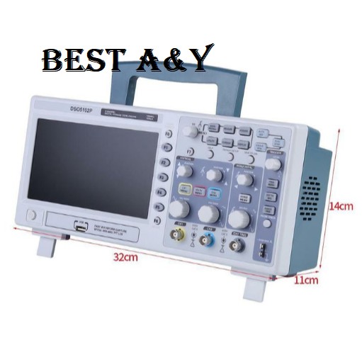 Hantek DSO5102P Digital Storage Oscilloscope Osiloskop DSO Portable 100MHz