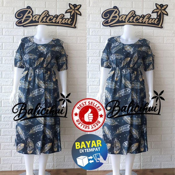 Balicihui Dress Viori Dress Viori Long Dress Kasual Dress Kasual