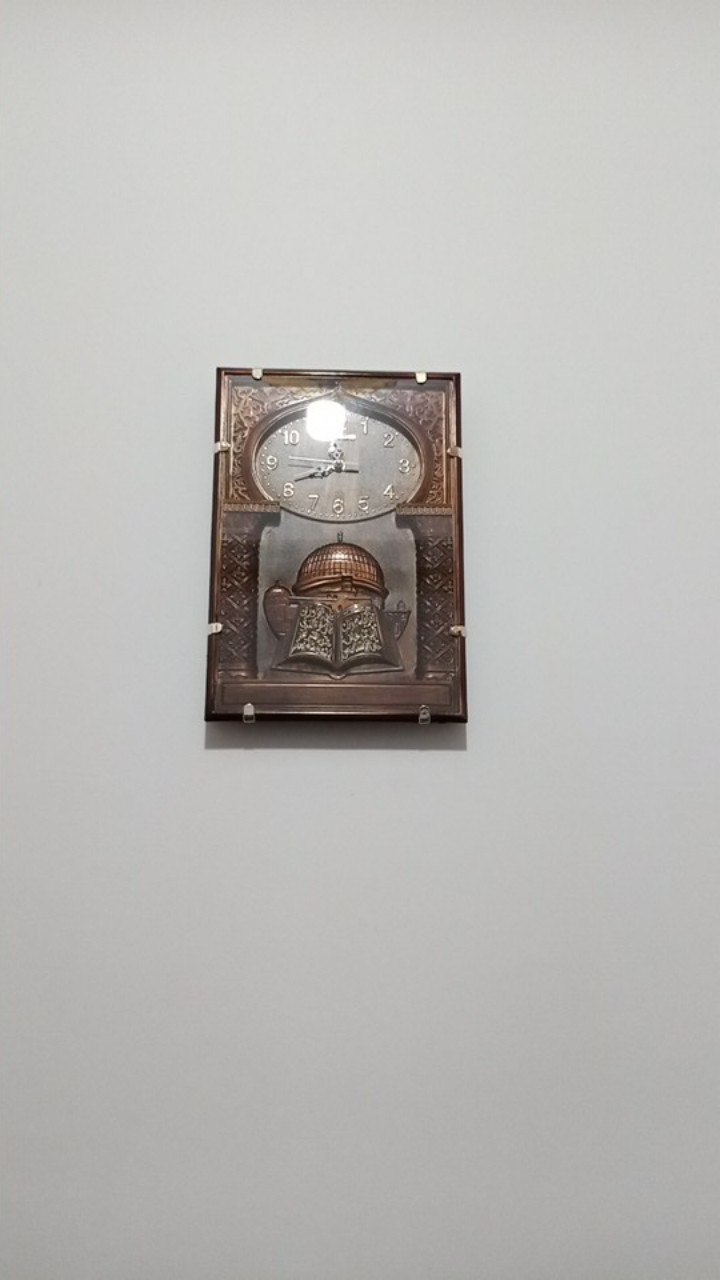 Cnc Shop Jam Dinding Muslim Kaligrafi Timbul Mewah Elegant