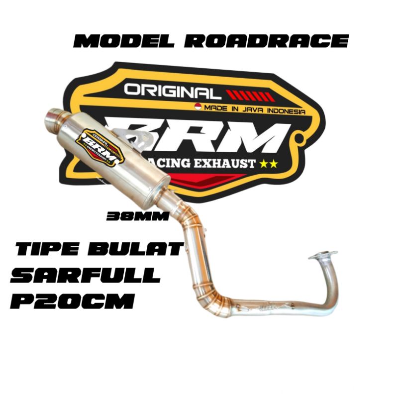 Knalpot Racing BRM BULAT Knalpot beat karbu beat fi beat street dll bukan knalpot dpj dsm dpj cts bs
