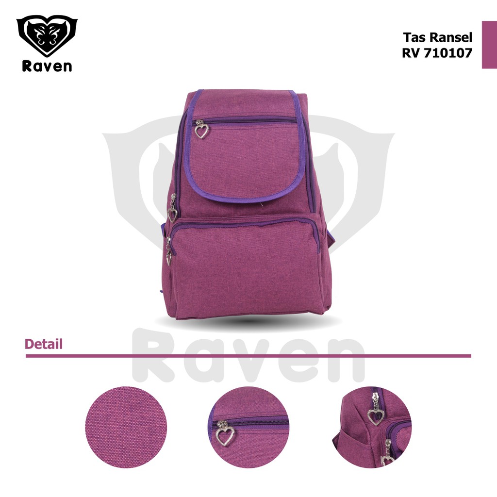 [KLIKTAS] Tas ransel perempuan RAVEN Alamanda 710107 - backpack multifungsi tas punggung modern