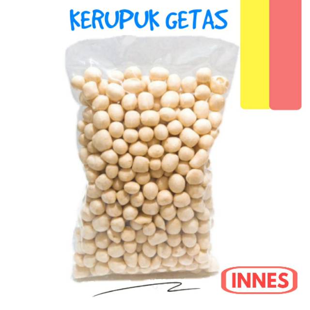 

Kerupuk Getas Bangka Asli By Innes 250 Gram / Krupuk Atom Bulat Ikan Tenggiri