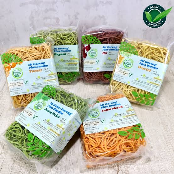 

Mie Goreng sayur dan buah Sehat Organik non MSG Lingkar Organik