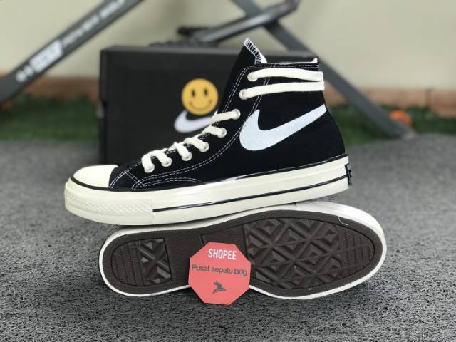 Converse 70s High Smile Nike Black White