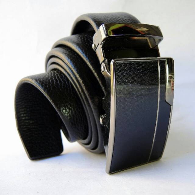 Ikat Pinggang Kulit Asli Logo Dunhill - Model Rell