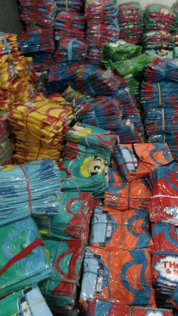 Kaos anak Karakter Model Reglan lengan 3/4-3