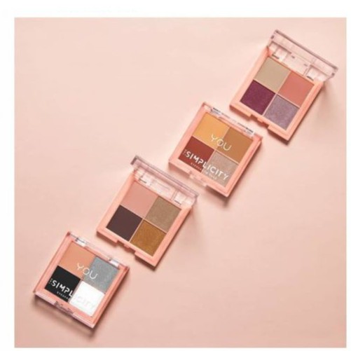 ☘️Yuri Kosmetik☘️ YOU The Simplicity Eyeshadow Quad