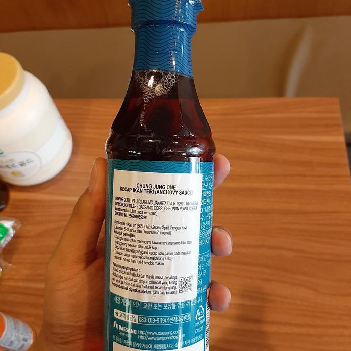 

CHUNG JUNG ONE ANCHOVY SAUCE 500GR / KECAP IKAN KOREA