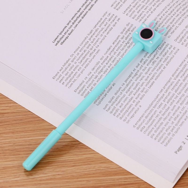 

PULPEN KAMERA CUTE CAMERA TINTA GEL BLACK 0.5mm
