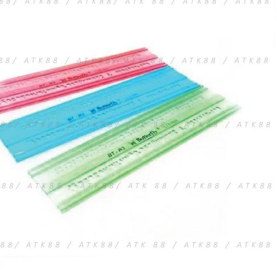 

❂ Penggaris Sablon / Mal Huruf 3 mm - Butterfly BT-R3 ֍