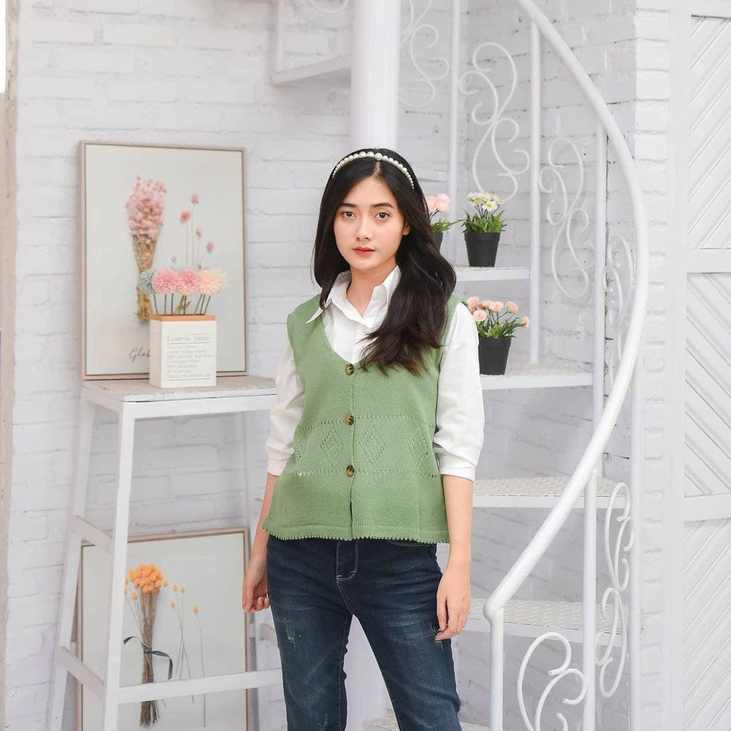 Nara Grosir - Salsa Vest | Fashion Terkini | Sweater Termurah