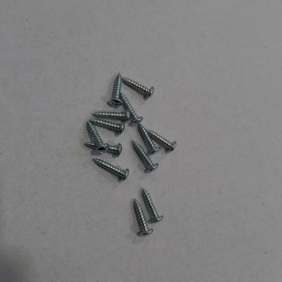 ( 50PCS ) SKRUP PUTIH 1.5 CM Skrup 1.5cm