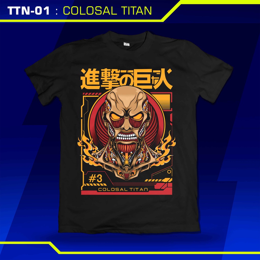 KAOS TITAN, Kaos anime Dewasa &amp; Anak