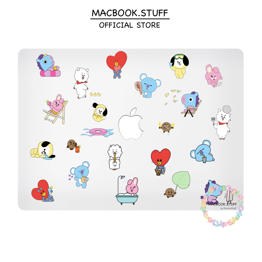 MACBOOK Case CUSTOM BTS PATTERN DESIGN NEW AIR PRO RETINA 11 12 13 14 15 16 INCH NON /  WITH CD ROOM / TOUCHBAR / TOUCH ID / M1 2020 2021 2022