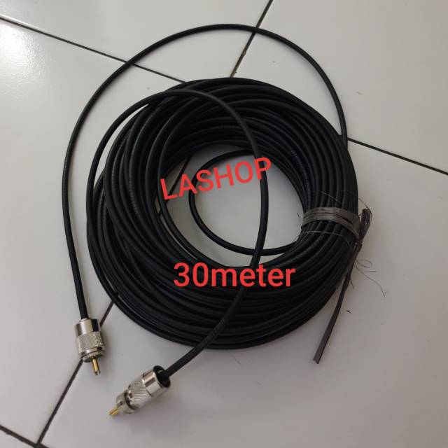 Kabel antena HT DAN RADIO RIG 30meter Rg58