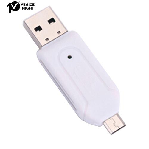 【venicenight】2in1 Card Reader OTG Micro USB TF SD Card Reader