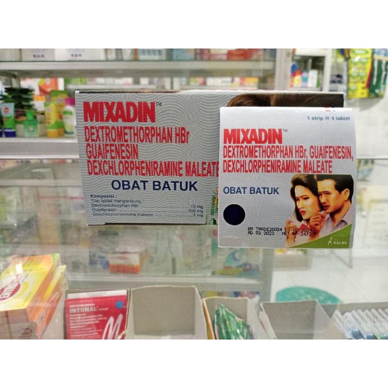 MIXADIN OBAT BATUK Strip @4 Tablet