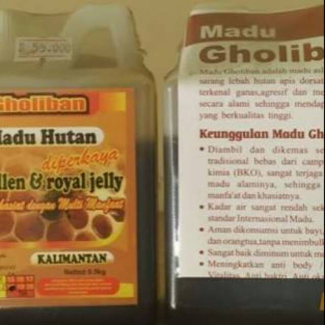 

Madu gholiban kalumantan 0,5kg