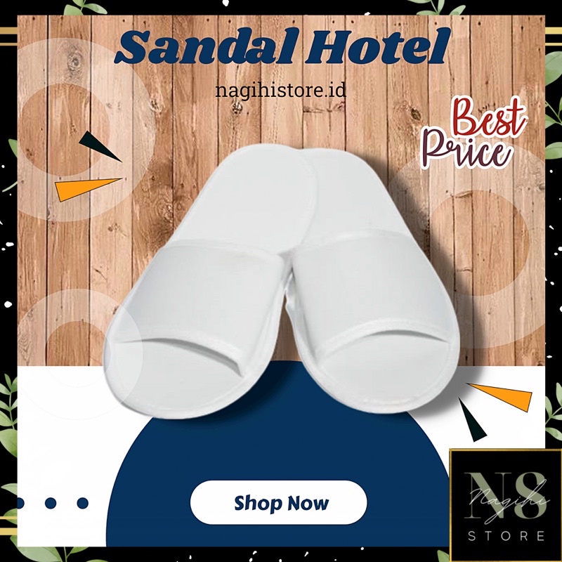 ✨NAGIHI✨ SANDAL HOTEL POLOS/SANDAL RUMAH KOREA TANPA PLASTIK