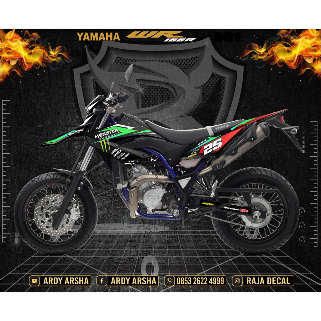 decal sticker stiker trail yamaha WR155 012