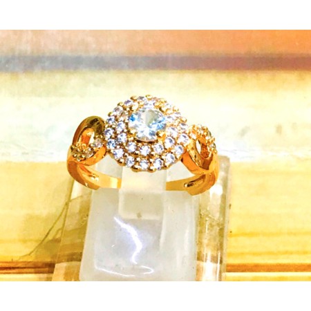 Cincin wanita / cincin replika berlian / cincin lapis emas / perhiasan pengganti emas