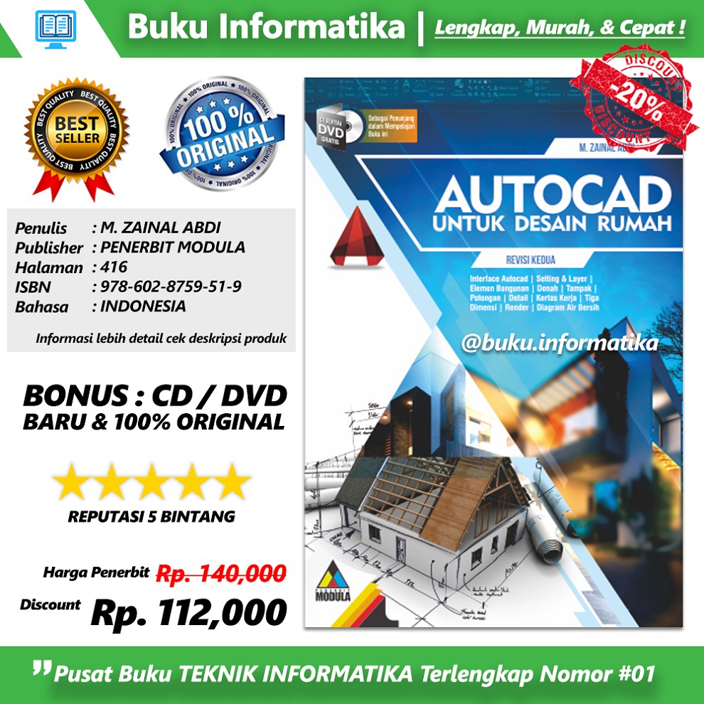 Jual Buku Autocad Untuk Desain Rumah Revisi Kedua Bonus DVD Indonesia Shopee Indonesia Jual Buku Autocad Untuk Desain Rumah Revisi Kedua Bonus DVD Indonesia Shopee Indonesia
