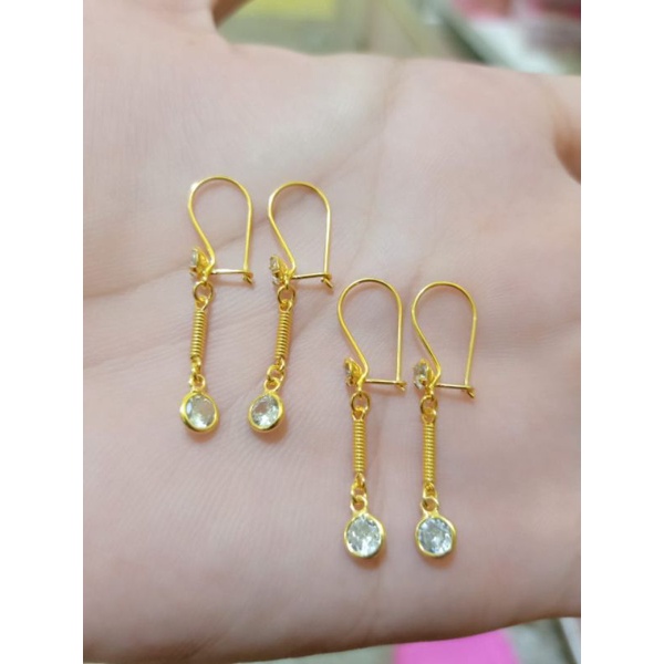 ANTING DEWASA PERAK 925 LAPIS MAS