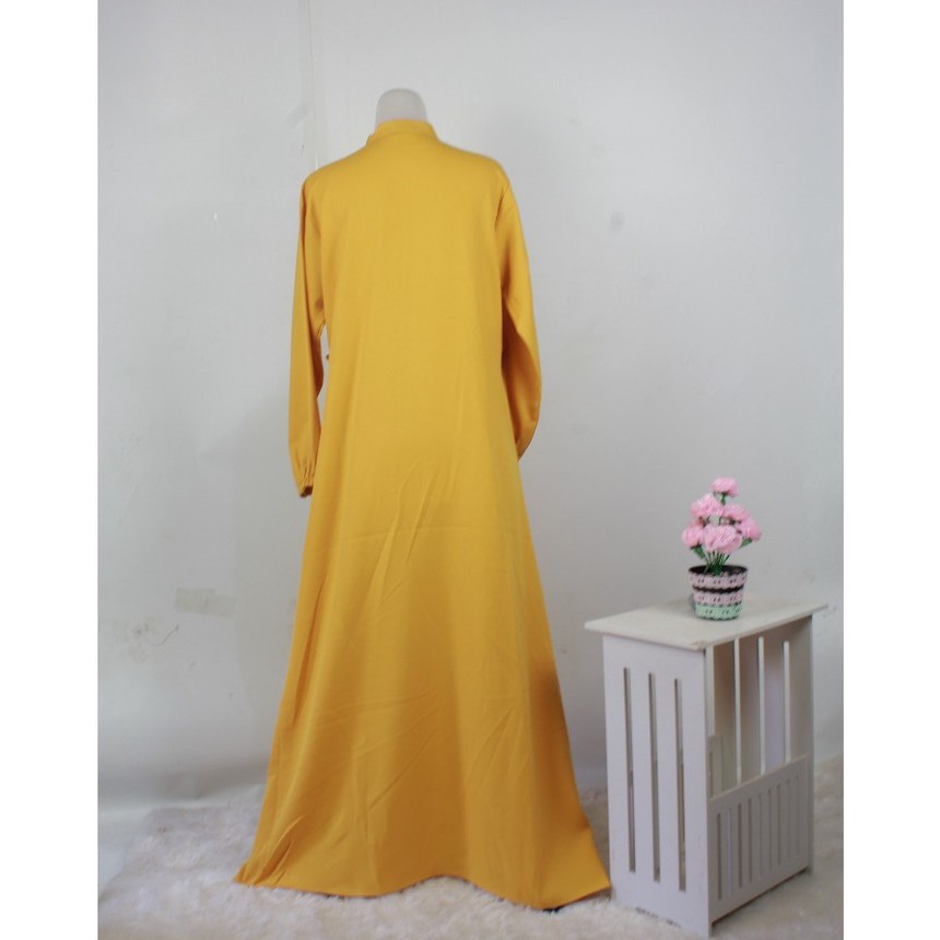 GRAGE SHOP - Gamis wollycrepe REVALINA rempel PLISKET depan ALDIRA remaja terbaru wanita muslim