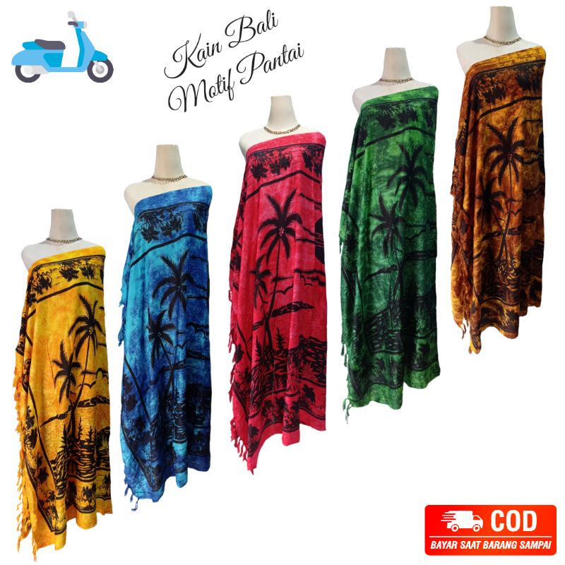 Kain Bali - Kain Pantai - Sarung Bali - Sarung Pantai - Kain Plafon Mobil Truk