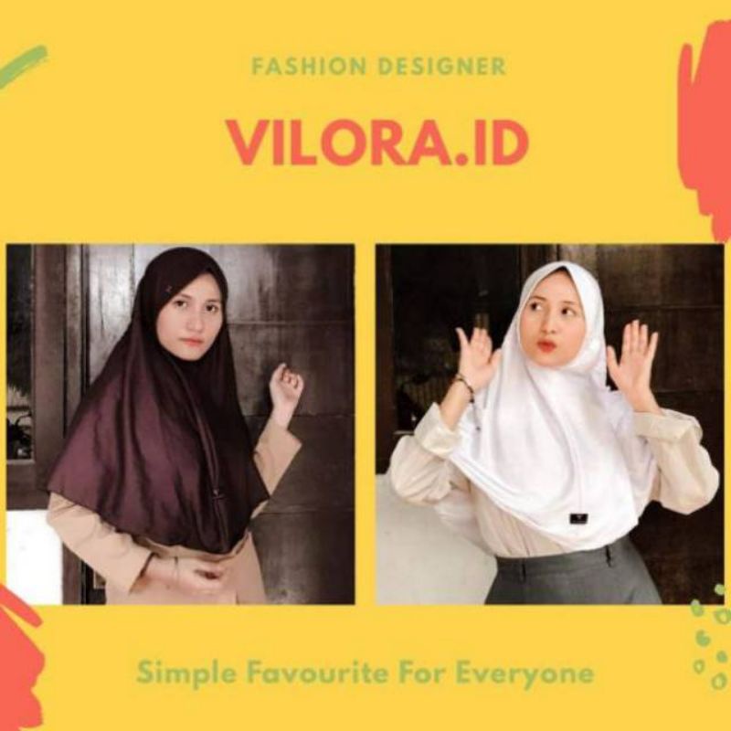 kerudung sekolah by Vilora. id