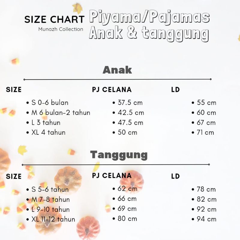 Setelan Piyama Rayon Celana Panjang usia 0 Bulan - 10 Tahun part 1