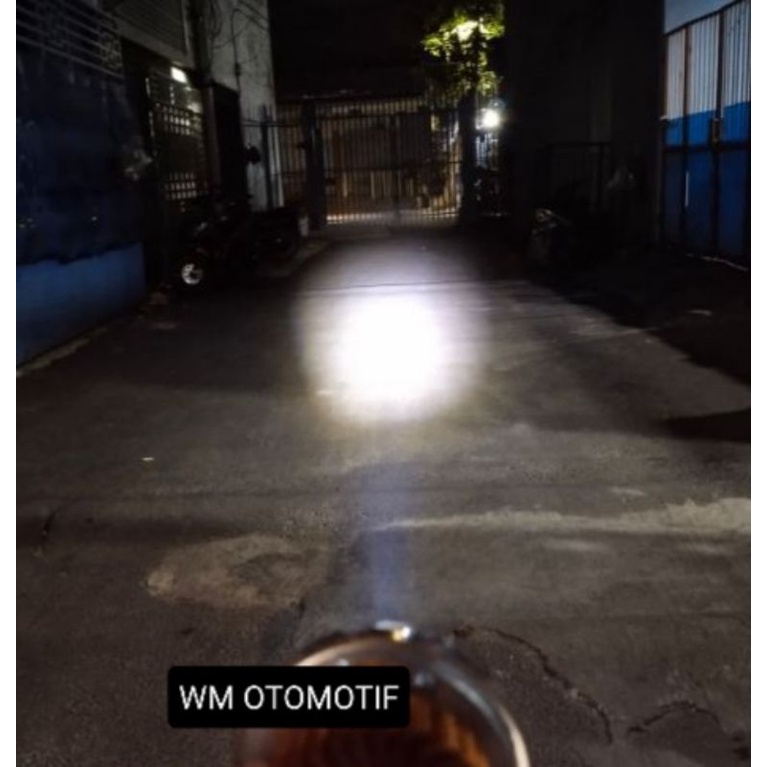 Lampu Depan LED Projie 24 Volt Bulat Spiral Truk Bus Tronton Canter Fuso 2.5 dan 3.5 Inch Kipas AE Rainbow Flash Running Angel Eye Truck Bis Demon Eyes Proji Utama 2,5 3,5 Inch Motor Mobil Bebek Matic Sport Moge Universal PnP Merah Biru