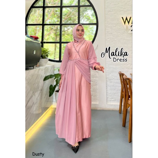 MALIKA Gamis Pesta Gamis Kondangan Muslimah