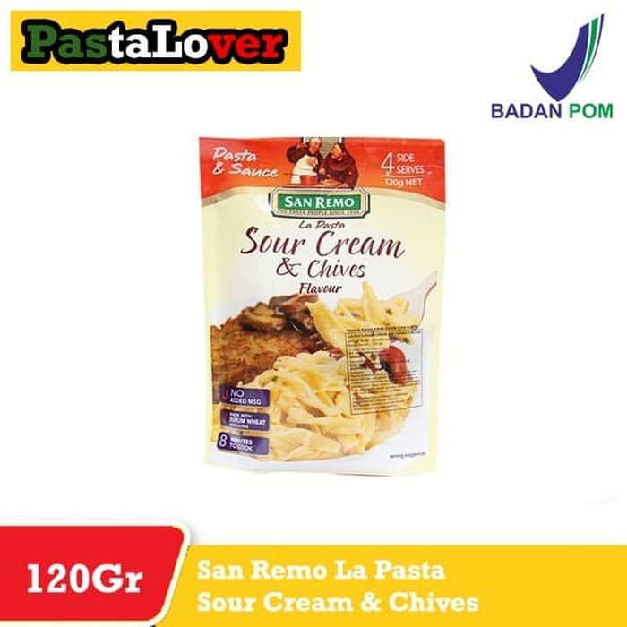 

San Remo La Pasta Sour Cream & Chives 120 Gr