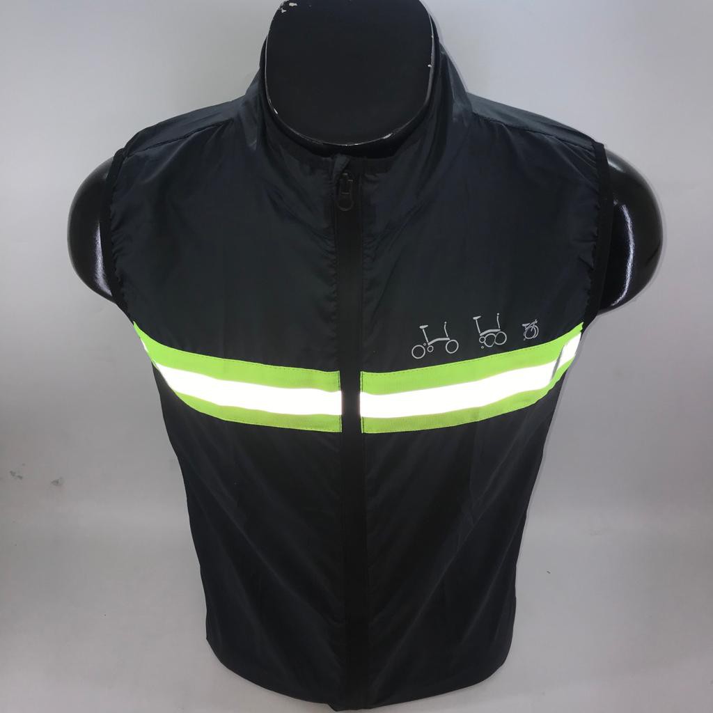 Vest Windbreaker Jaket Rompi Vest Jaket Gowes Pria Wanita