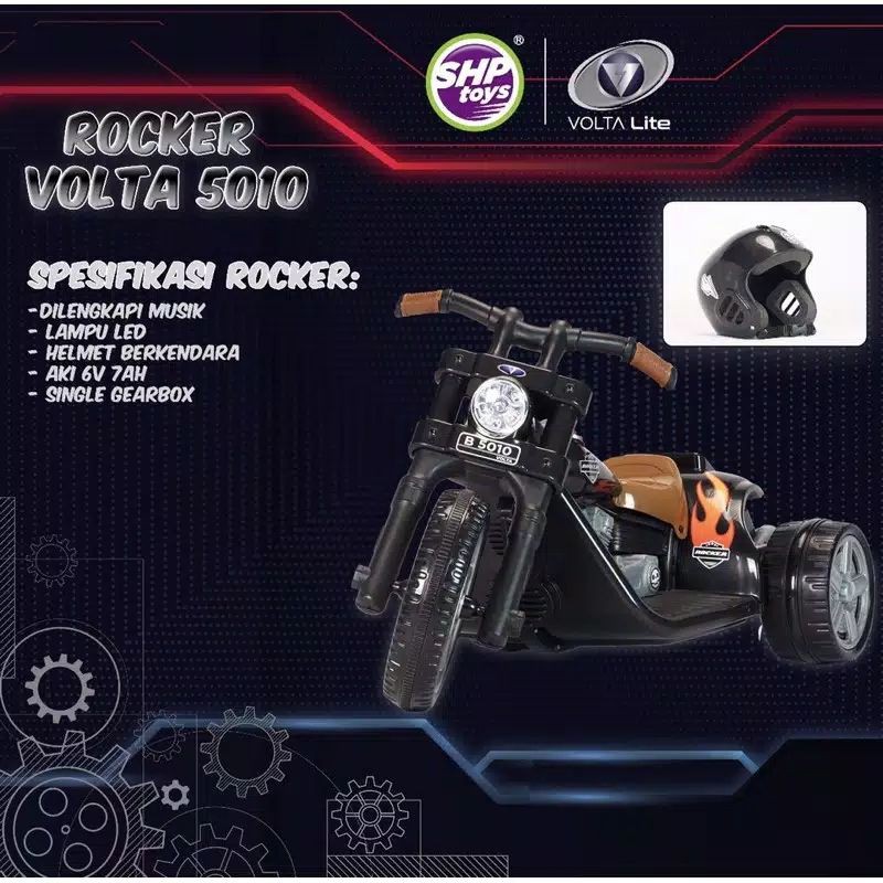 motor aki harley davidson 6 volt