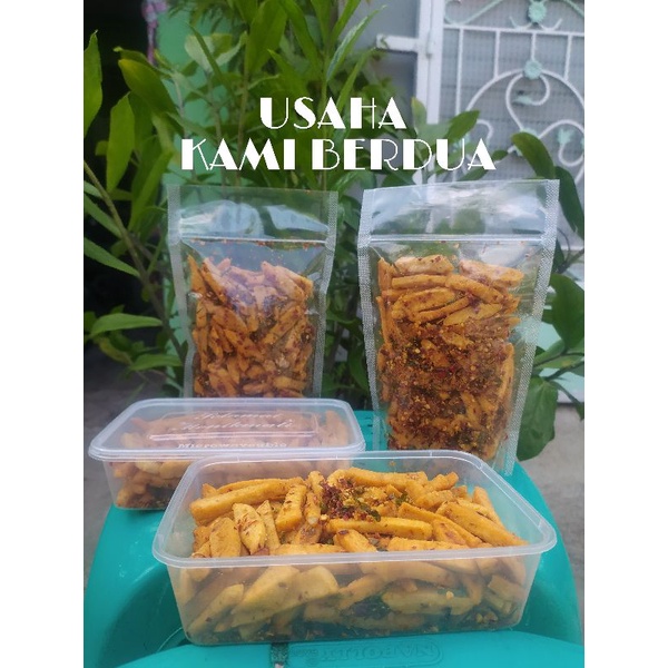

Basreng pedas daun jeruk isi 350 gram / 250 gram