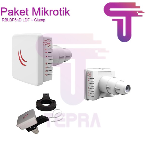 Paket Mikrotik RBLDF5nD LDF Embedded Wireless + Clamp