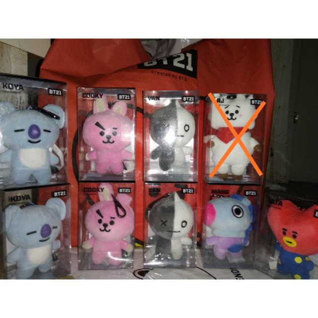 BT21 Bag Charm Dolls Official