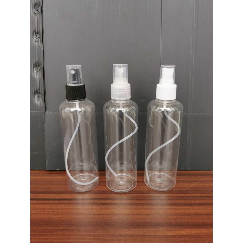 Botol SPRAY PET 250 ml 250ml Bening Clear Transparan