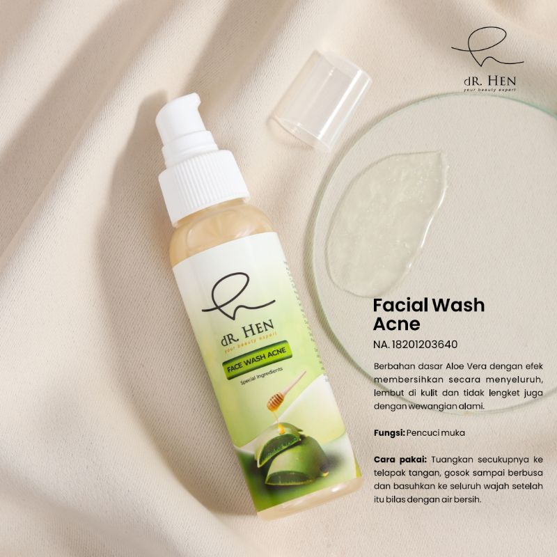 Dr Hen Clinic Skincare Facial Wash Acne
