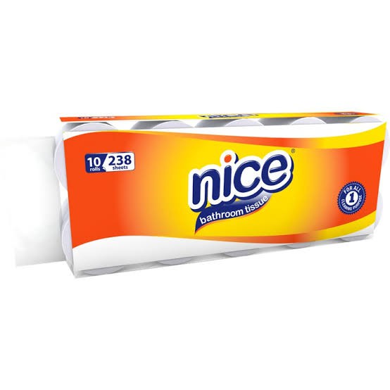 TISSUE NICE TOILET 10 ROLLS 238s / TISSU TOILET 10 ROLLS 238s