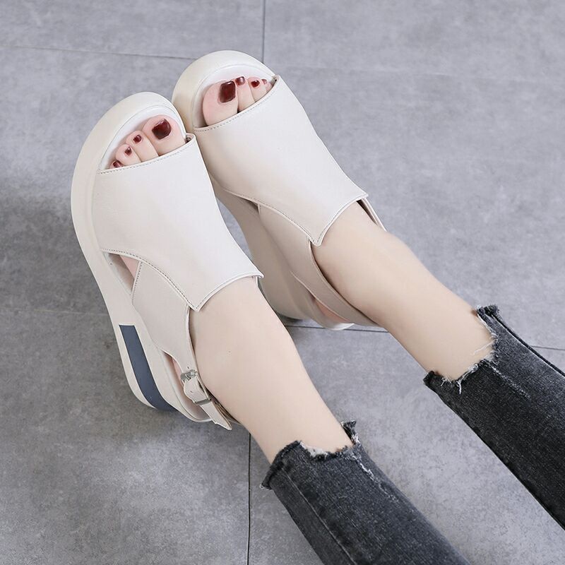 SN059- Sandal Wedges Wanita Fashion Import