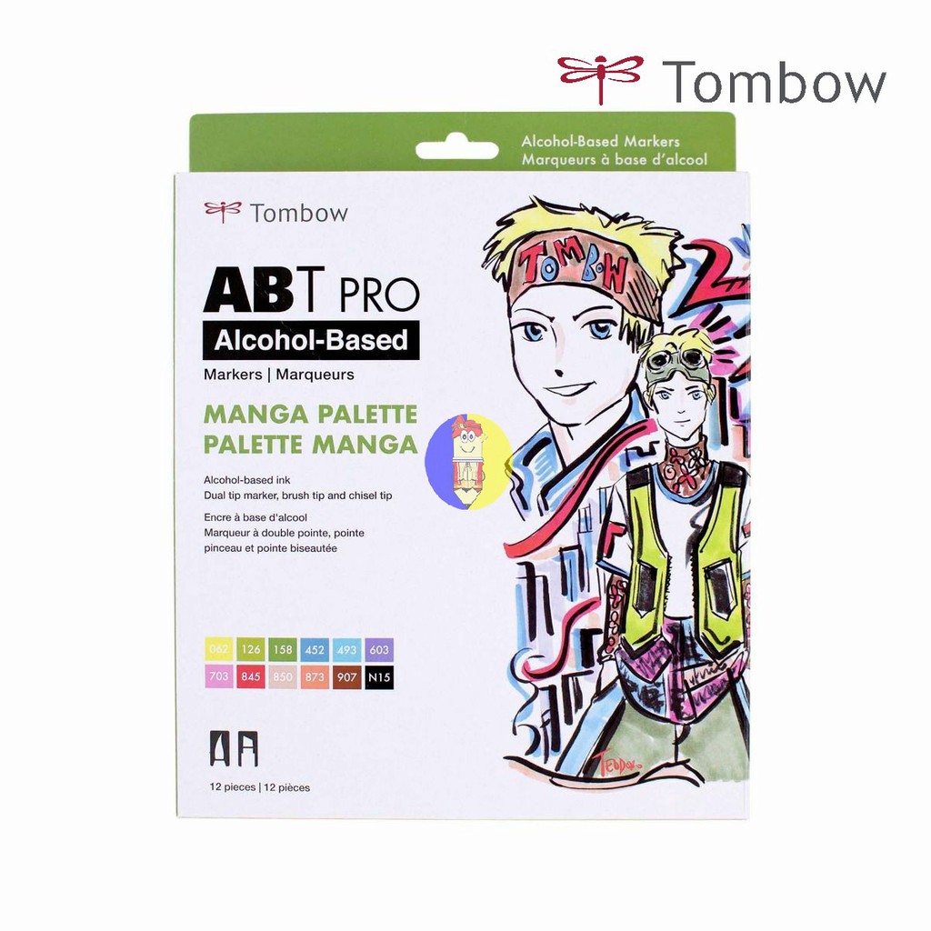

Tombow dual brush pen ABT PRO Alcohol-Based - Manga Palette