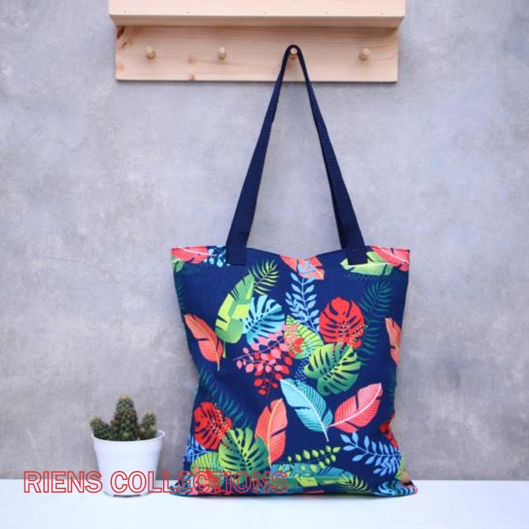 TAS KANVAS TOTEBAG KANVAS TAS SOUVENIR JOGJA MOTIF MONFIS. TAS CANVAS MOTIF TERBARU. Riens Collections