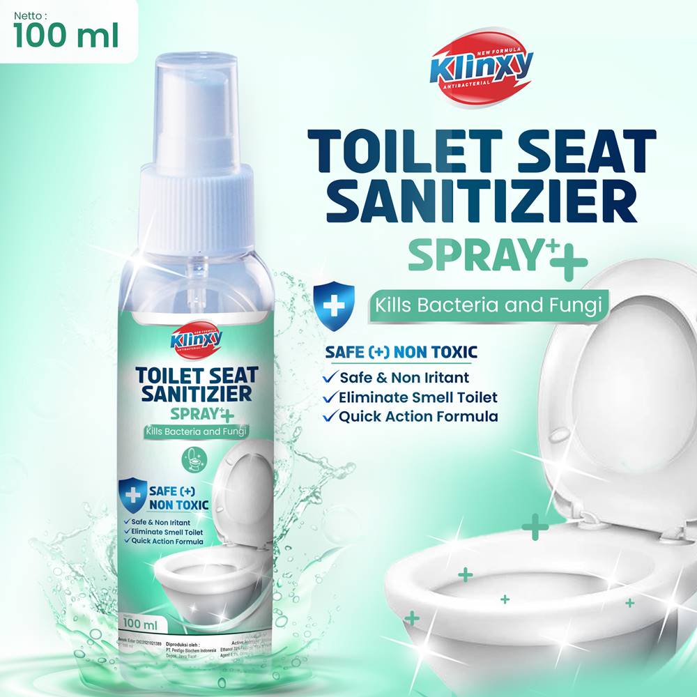 Klinxy Toilet Seat Spray Sanitizer / Anti Bakteri Steril Toilet 100ml