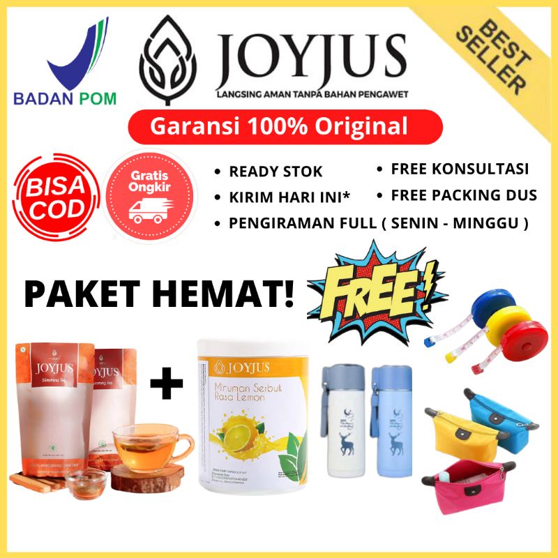 JOYJUS Joyjus Slim Fiber 500gr dan Joyjus Slim Tea BPOM