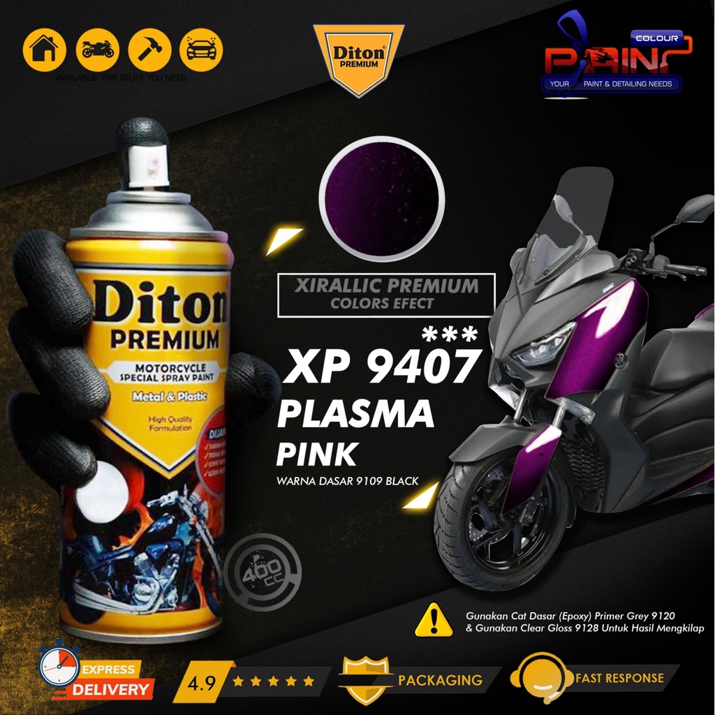 Cat Semprot DITON PREMIUM Xirallic - Plasma Pink XP 9407***