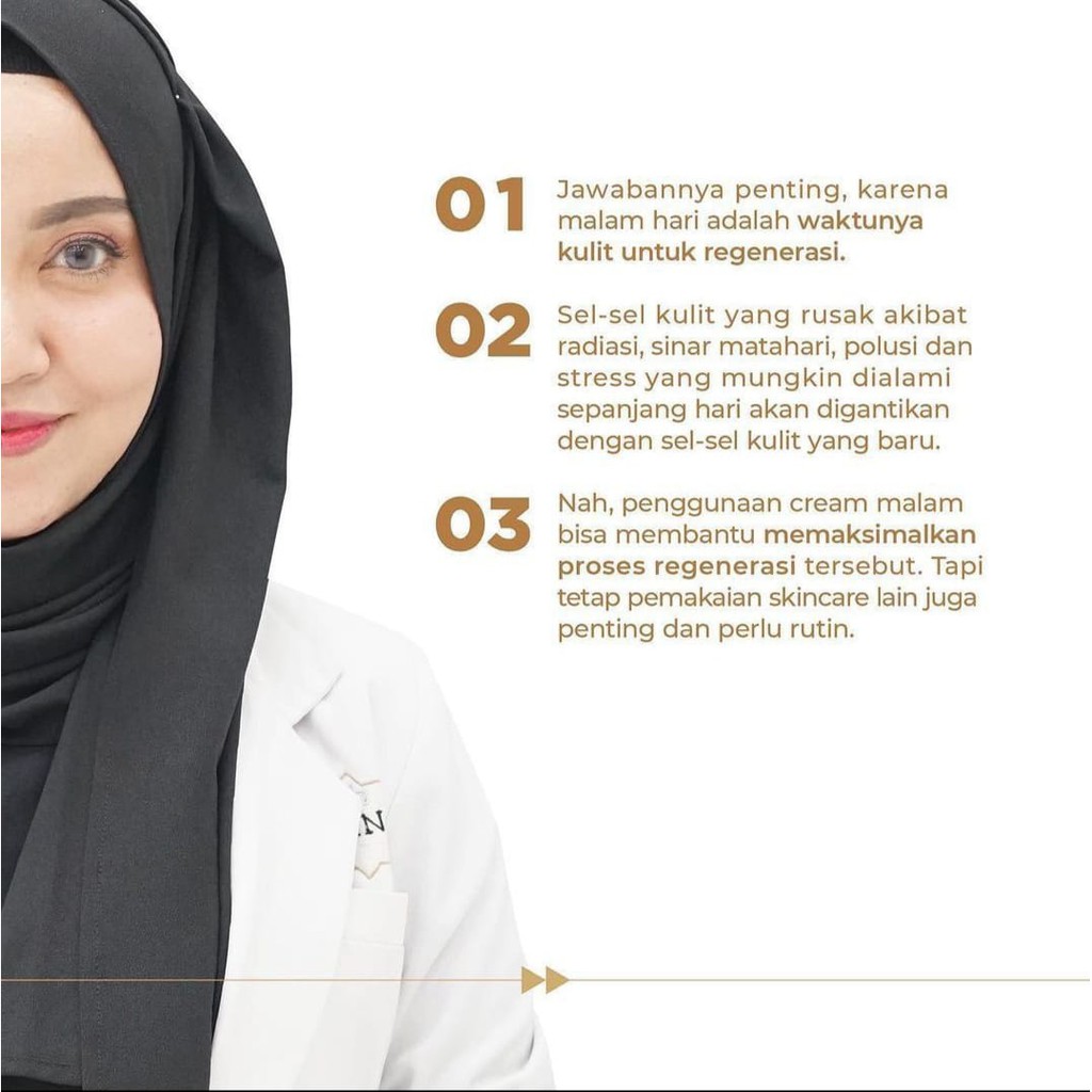 Bening's Exclusive Night Cream (K1) | Cream Malam Flek, Pencerah dan Glowing-2